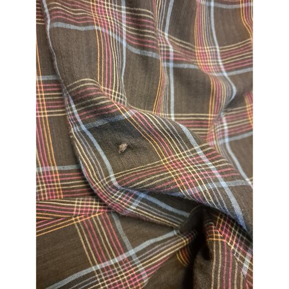 Vintage Kentfield Colorful Plaid Button Up Shirt Size XL - Picture 7 of 7
